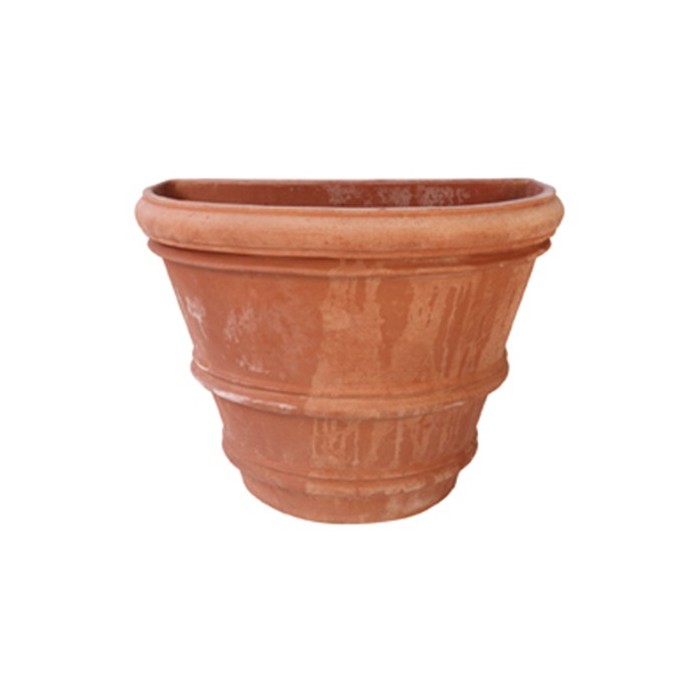 Smooth-Walled Impruneta Terracotta Vase